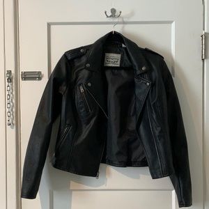 Levi’s Faux-Leather Moto Jacket